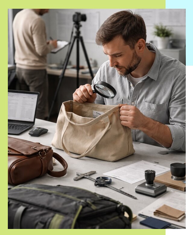 Сертификация сумок в Осинниках, оформление и получение сертификатов