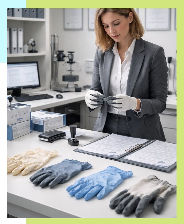 Сертификация перчаток в Осинниках от 8713 р. | Алешин-Снн