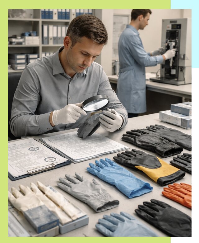 Сертификация перчаток и средств защиты продукции в Осинниках