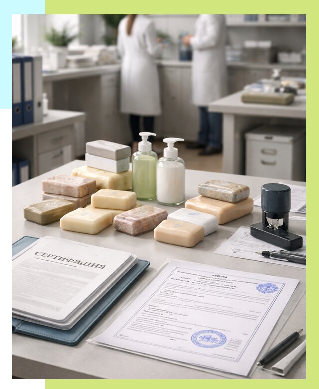 Сертификация мыла и сертификат на мыло в Осинниках от 12301 | Алешин-Снн