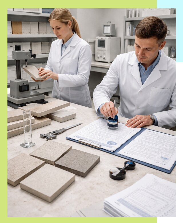 Сертификация плитки и керамики в Осинниках с документами