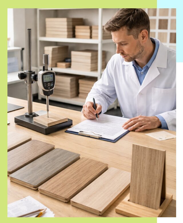 Сертификация ламината с испытаниями и оформлением документов в Осинниках