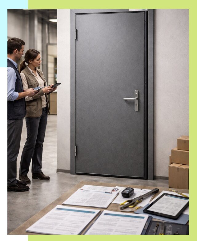 Сертификация противопожарных дверей в Осинниках от 9226 р. | Алешин-Снн