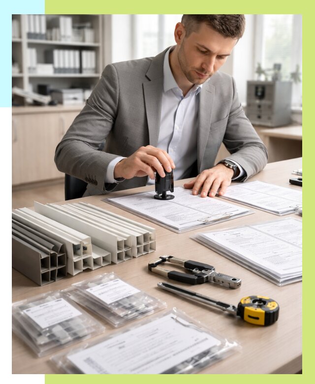 Сертификация ПВХ продукции в Осинниках от 8713 р., Алешин-Снн