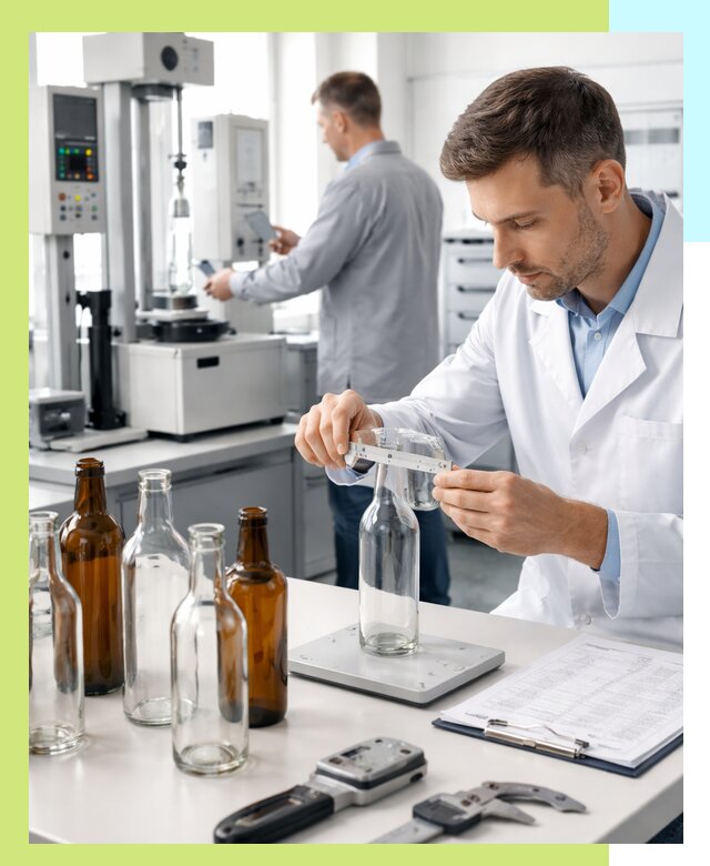 Сертификация стеклянных бутылок и сопутствующей упаковки в Осинниках