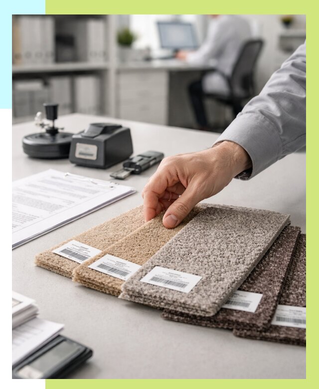 Сертификация ковролина в Осинниках от 15377 р., Алешин-Снн