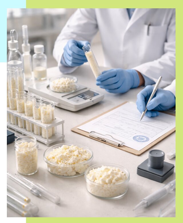 Сертификация творога в Осинниках от 12301 р. под ключ | Алешин-Снн