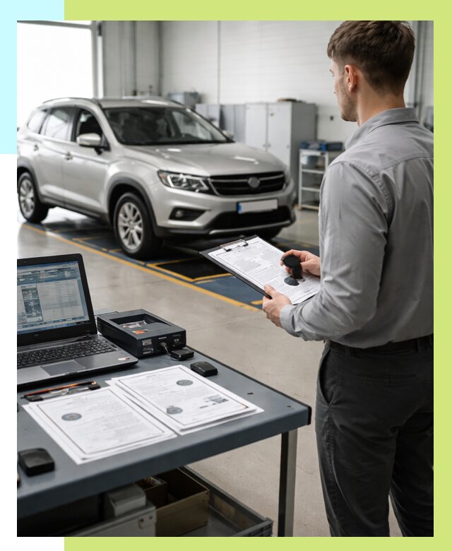 Сертификация транспортных средств в Осинниках от 12301 р. | Алешин-Снн