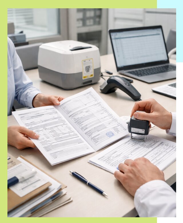 Оформление паспорта на товар и сопроводительных документов в Осинниках