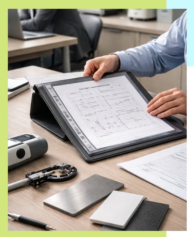 Оформление паспорта материала для продукции в Осинниках