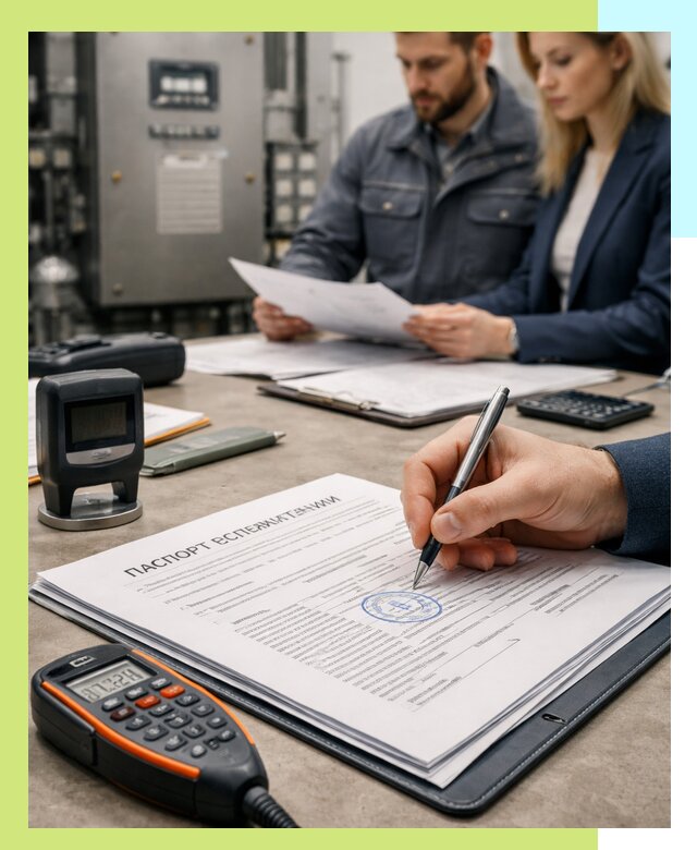 Оформление паспорта эксплуатации оборудования в Осинниках