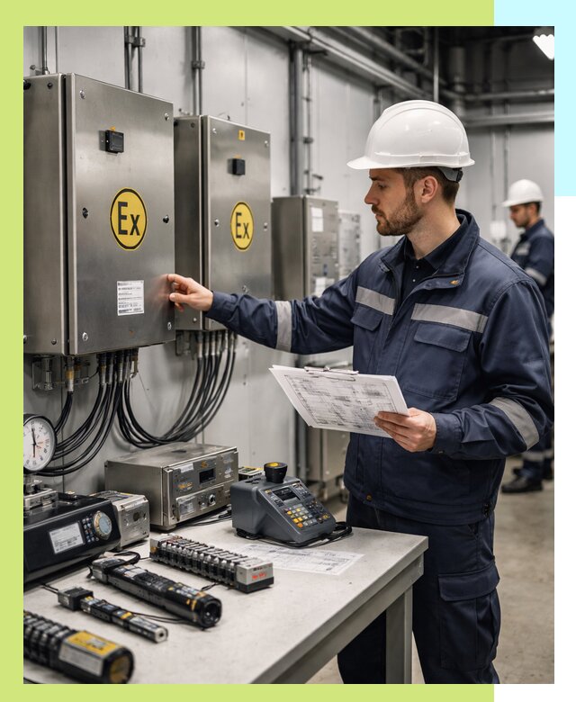 Сертификат взрывозащиты промышленного оборудования в Осинниках