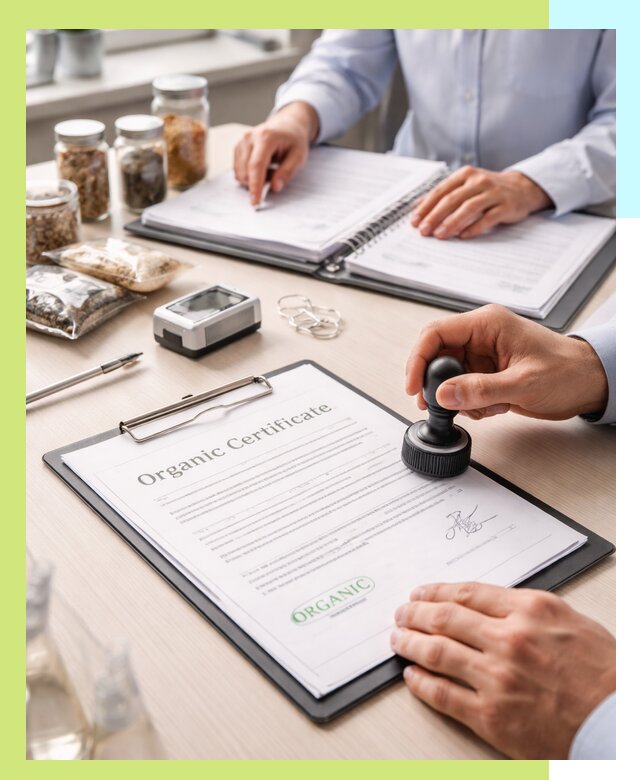 Получение органик сертификата для продукции в Осинниках