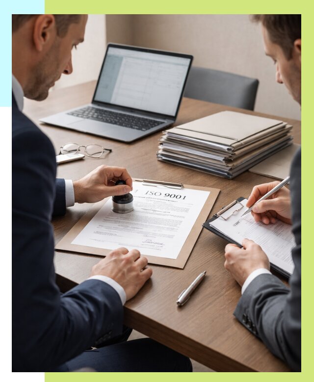 Сертификат ISO 9001 в Осинниках купить от 82008 р. | Алешин-Снн