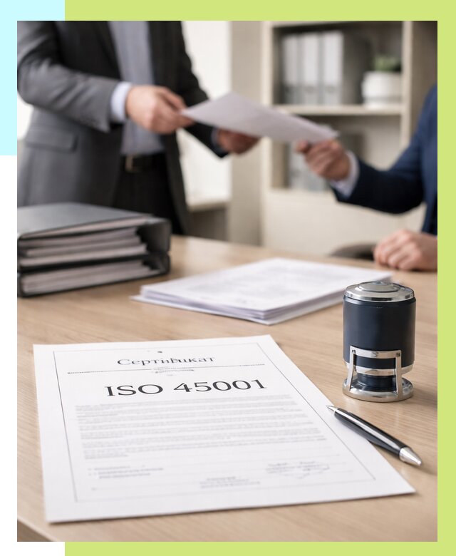 Сертификат ISO 45001 в Осинниках под ключ от 46130 р. | Алешин-Снн