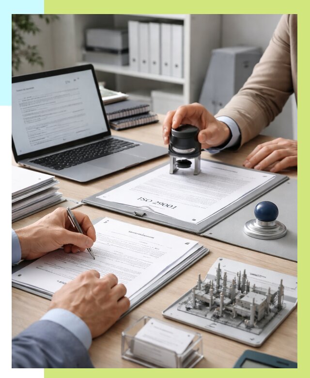 Сертификат ISO 29001 в Осинниках под ключ от 76883 р. | Алешин-Снн