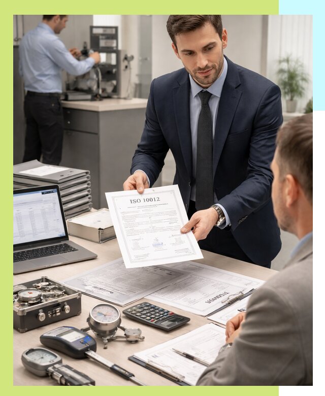 Выдача сертификата ISO 10012 по требованиям метрологии в Осинниках